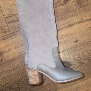 Splendid Taupe Heeled Boots